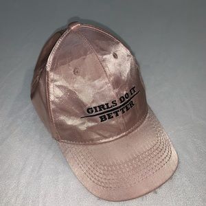 "girls do it better" embroidered baseball hat